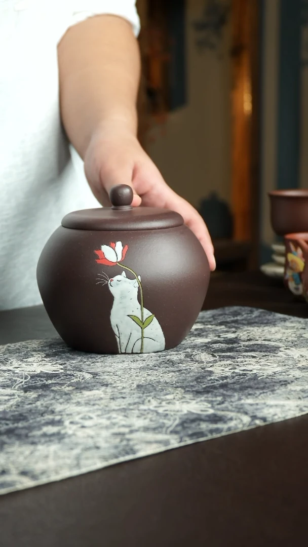 茶杯紫砂24号宜兴紫砂原矿作品