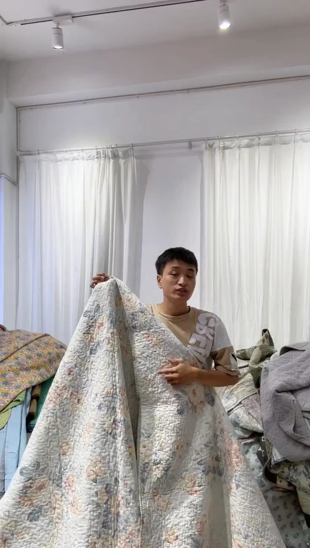 棉230*230纯棉床盖95号微瑕