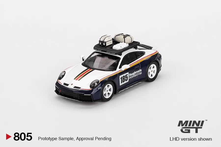 [猫兜春节]MINIGT 805 1:64  保时捷911 Dakar 合金汽车模型