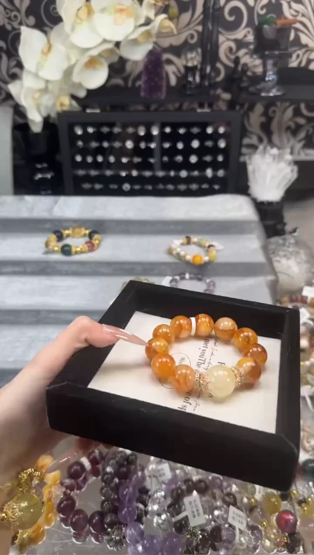 【闪购商品】烟晶手链银S925镶嵌天然水晶 多样性发货