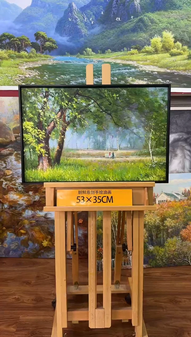 油画【1号】朝鲜原创手绘油画【功勋Ⅰ级画家丨孤品佳作丨顺丰包邮】