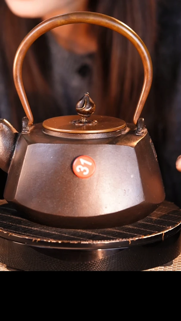 手工壶日本回流砂铁壶煮茶煮水-红31
