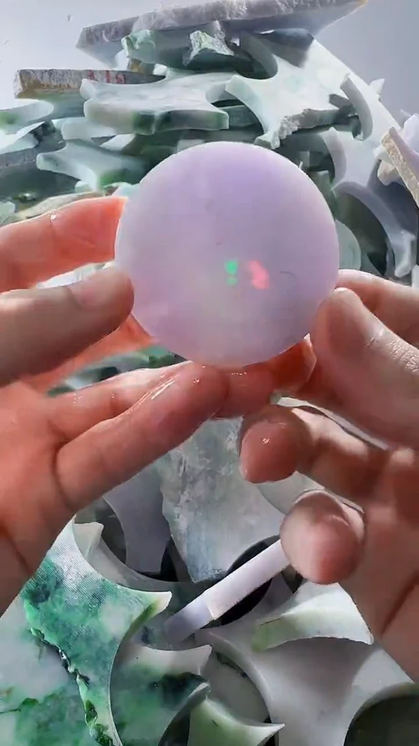 裸石翡翠缅甸翡翠A货文2571