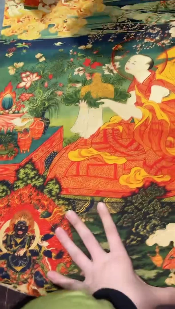 卷轴画卷轴画龙妹的唐卡链接tk16029