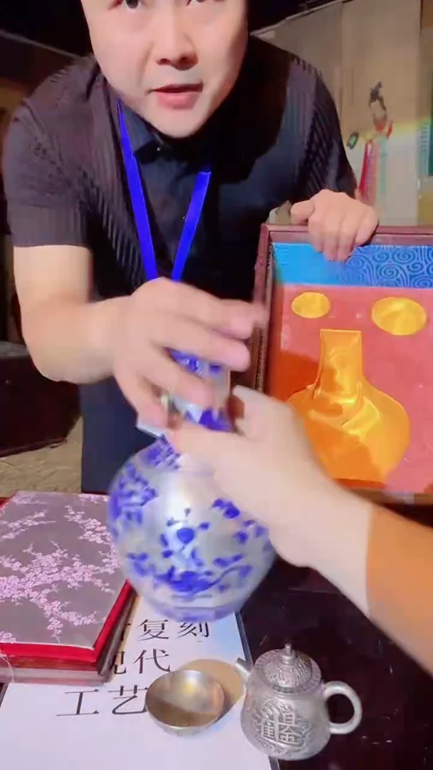 瓷片景德镇现代陶瓷 流水78