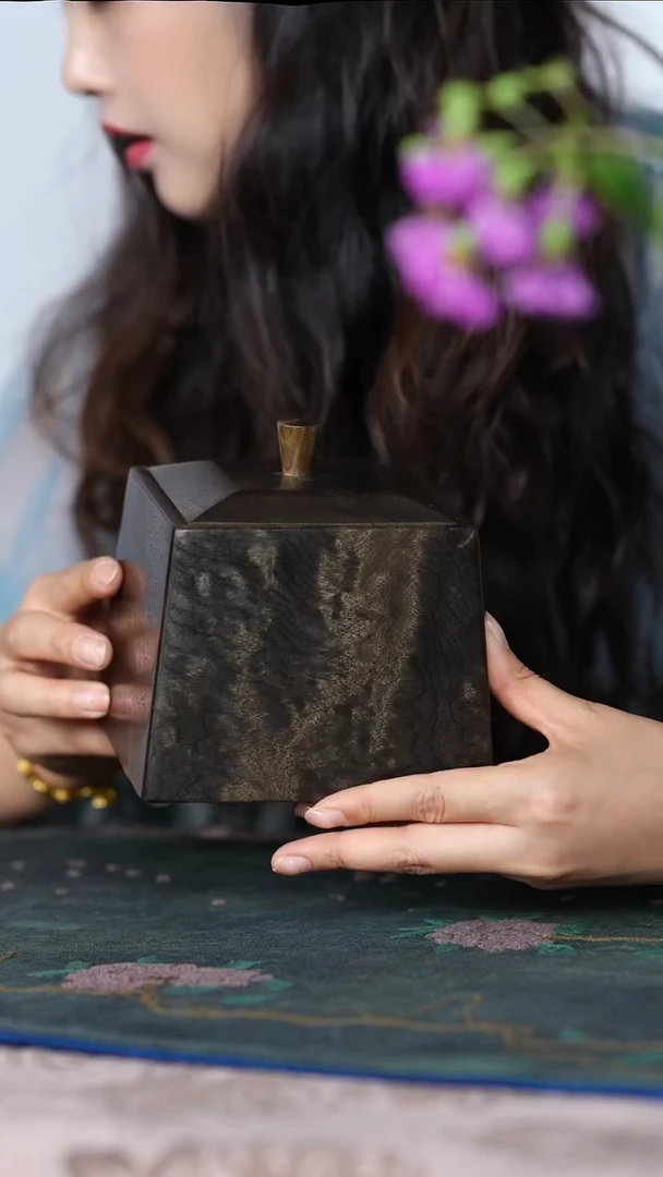 乌木类箱古沉金丝楠龙胆茶仓 斗