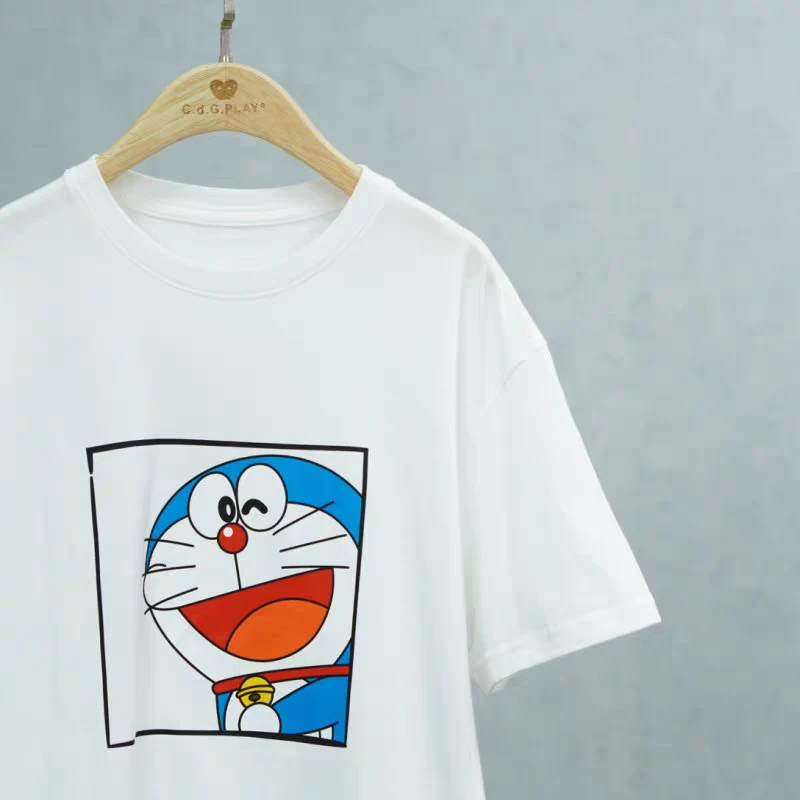 夏季潮流男女士宽松丝滑圆领T恤韩版短袖宽松上衣百搭