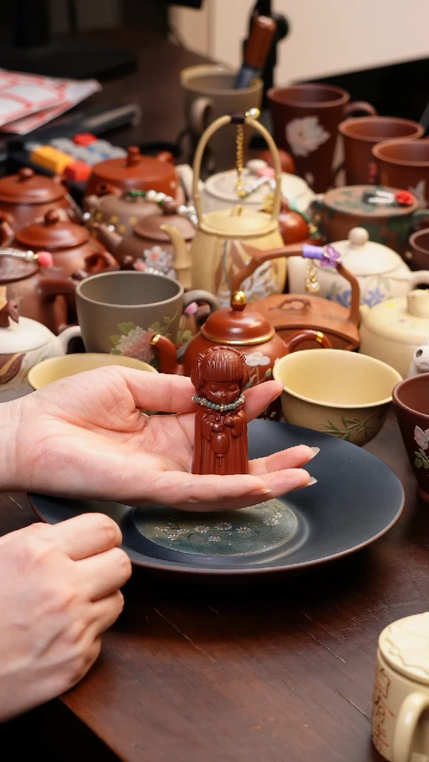 【闪购商品】原矿紫砂朱泥杯子