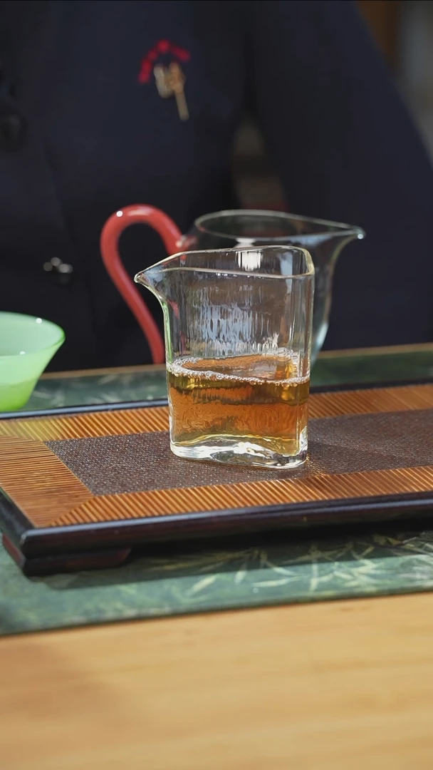 三角玻璃公道杯高硼硅