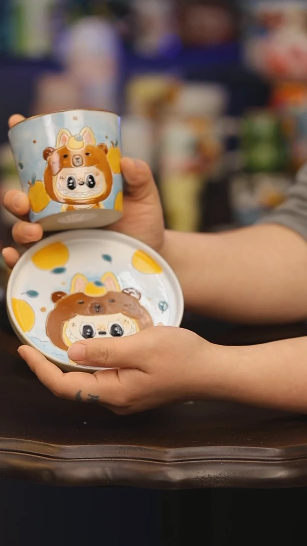 【闪购商品】摆件景德镇釉下彩绘设计师款式陶瓷