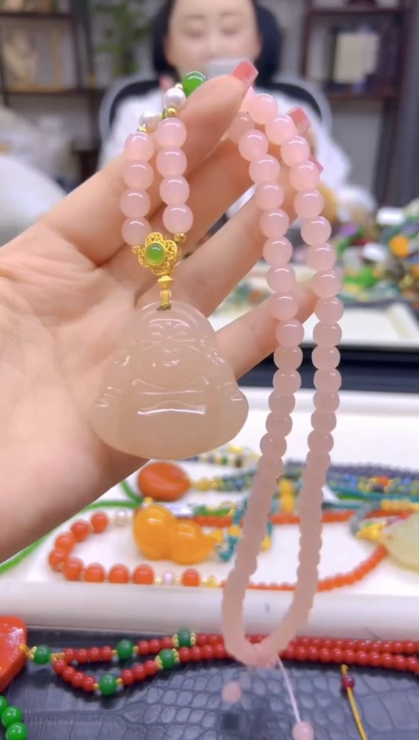 毛衣链未镶嵌和田玉DIY款M285