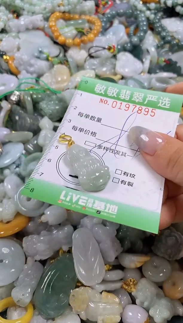翡翠未镶嵌颈饰闪购0197895多样性发其一