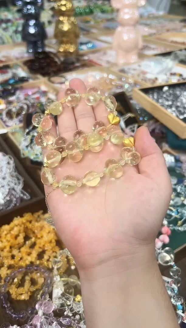 未镶嵌手链水晶全黄