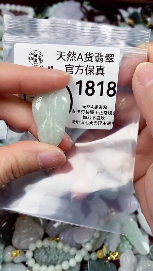 【闪购商品】翡翠颈饰未镶嵌天然A货翡翠1818
