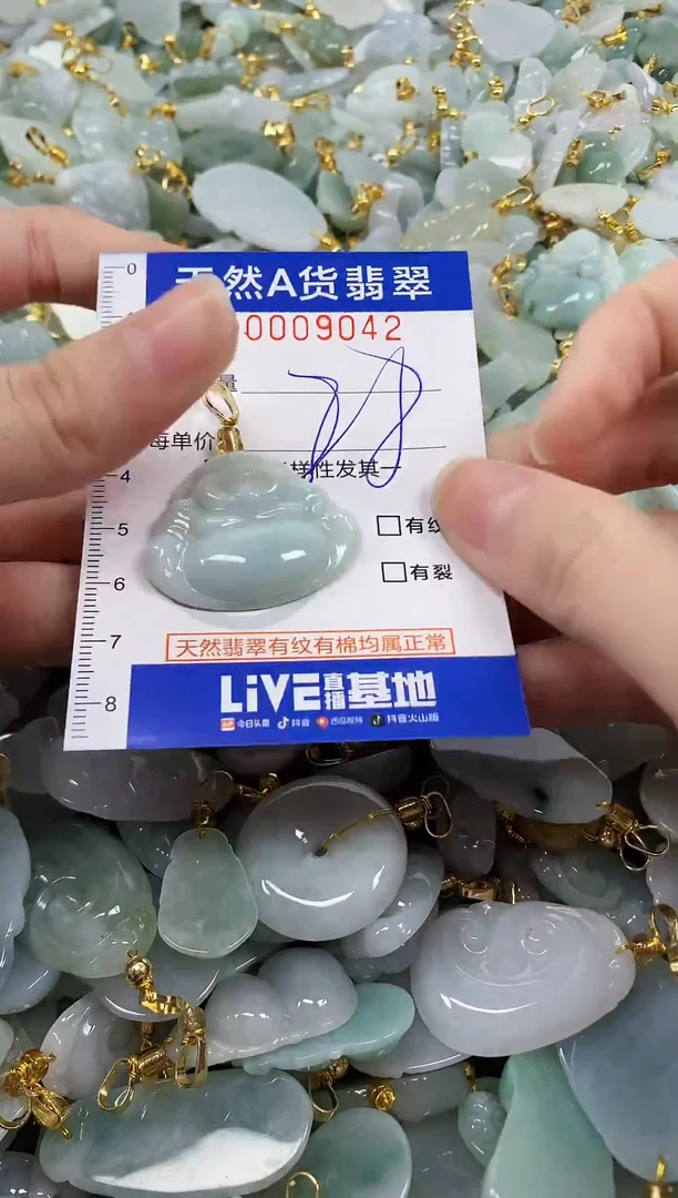 颈饰未镶嵌翡翠纯天然a货翡翠