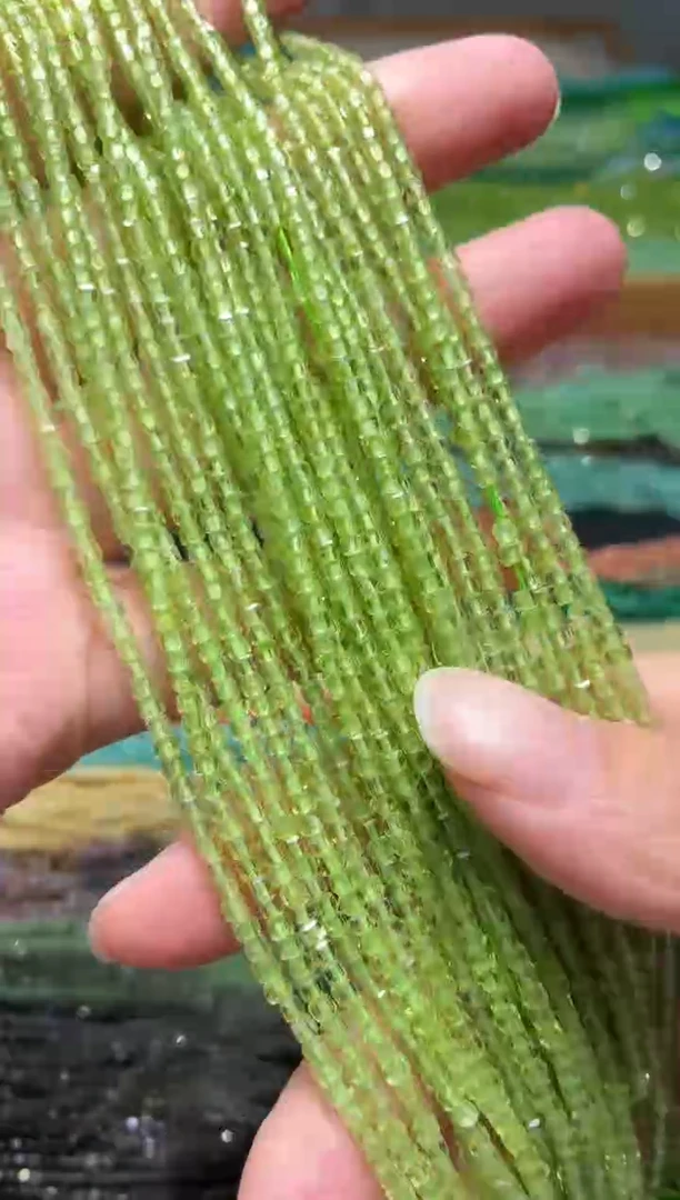 橄榄石2m方珠（1条一份）