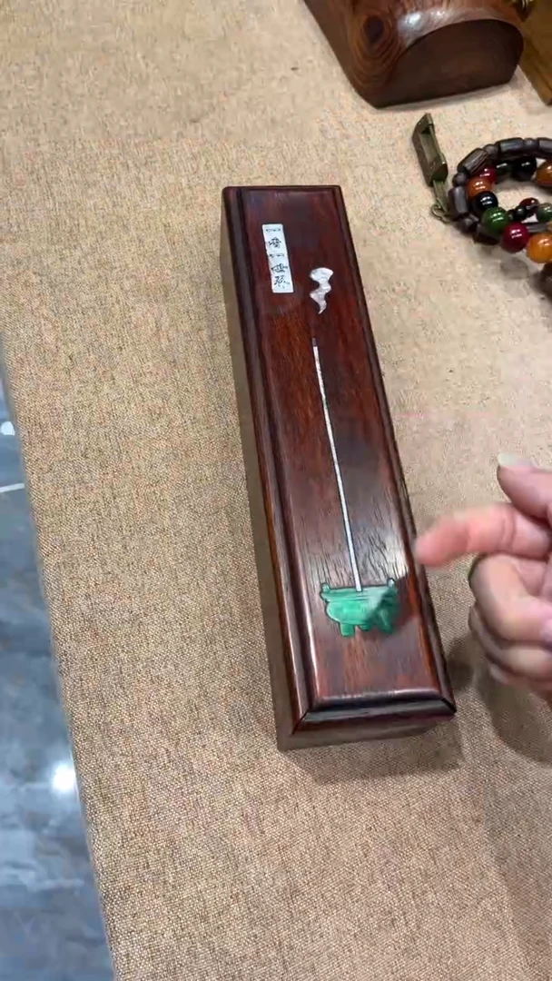 木线香盒 线香盒 绿