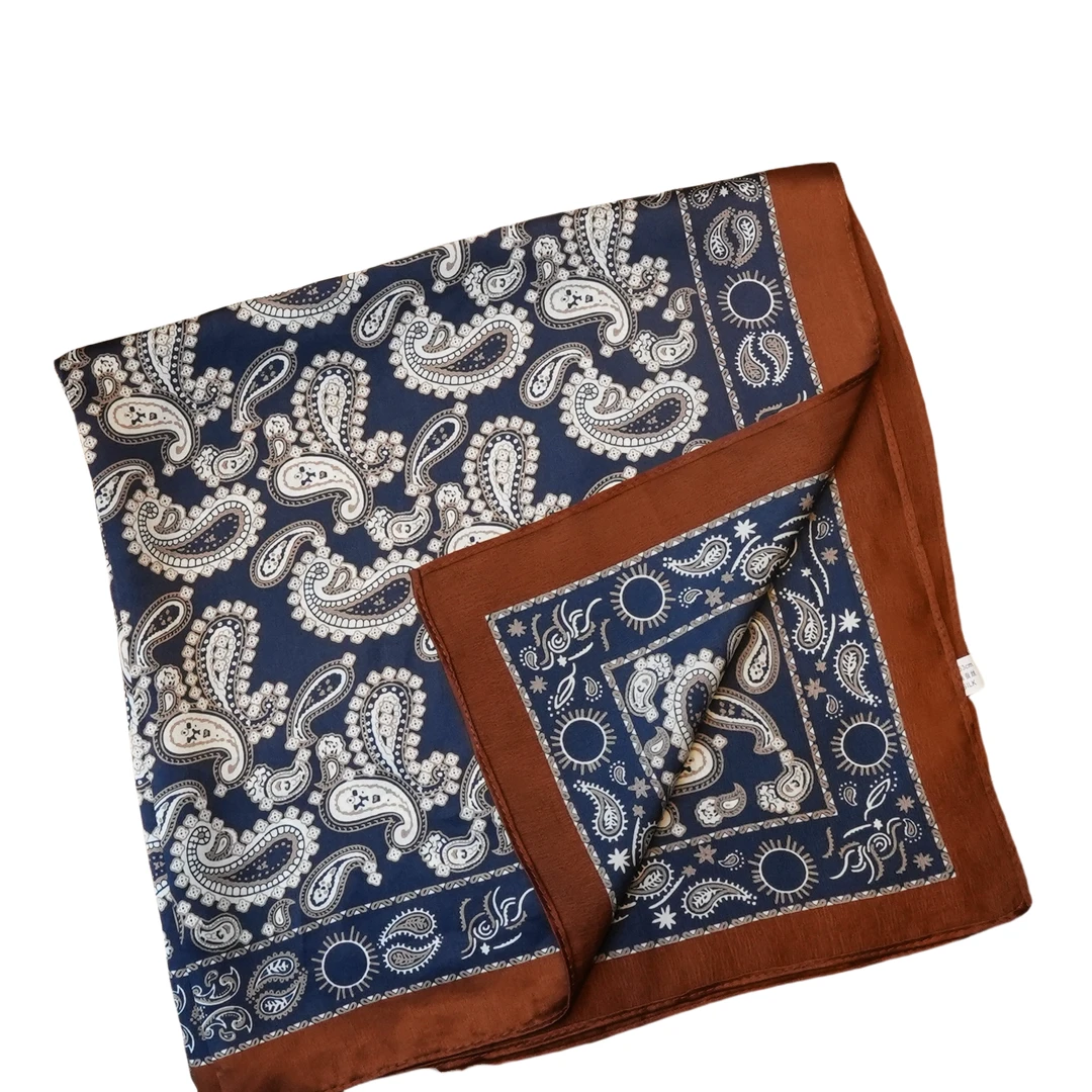 2025新款老钱风真丝丝巾