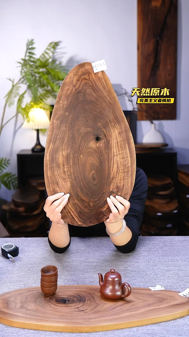 木北美黑胡桃原木.干裂疤结不属于商品质量问题完美主义者慎拍