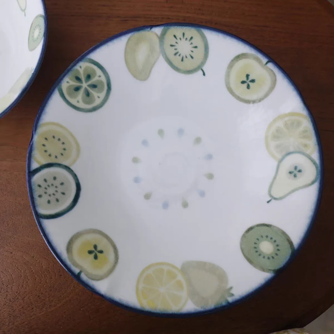 P001彩果实6.7英寸浅钵