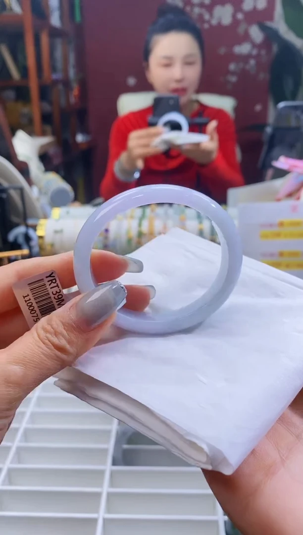 【闪购商品】翡翠手镯未镶嵌25春彩5152正/129*6.8贵妃