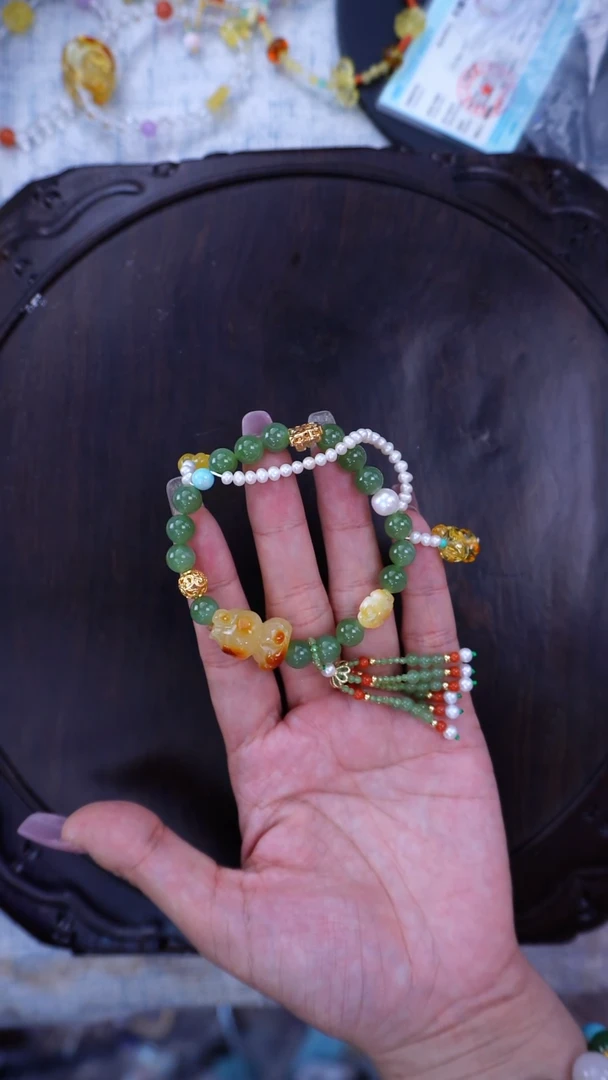 手链琥珀未镶嵌多样性发货其一