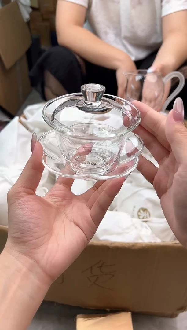 禾墨舒文盖碗透明色