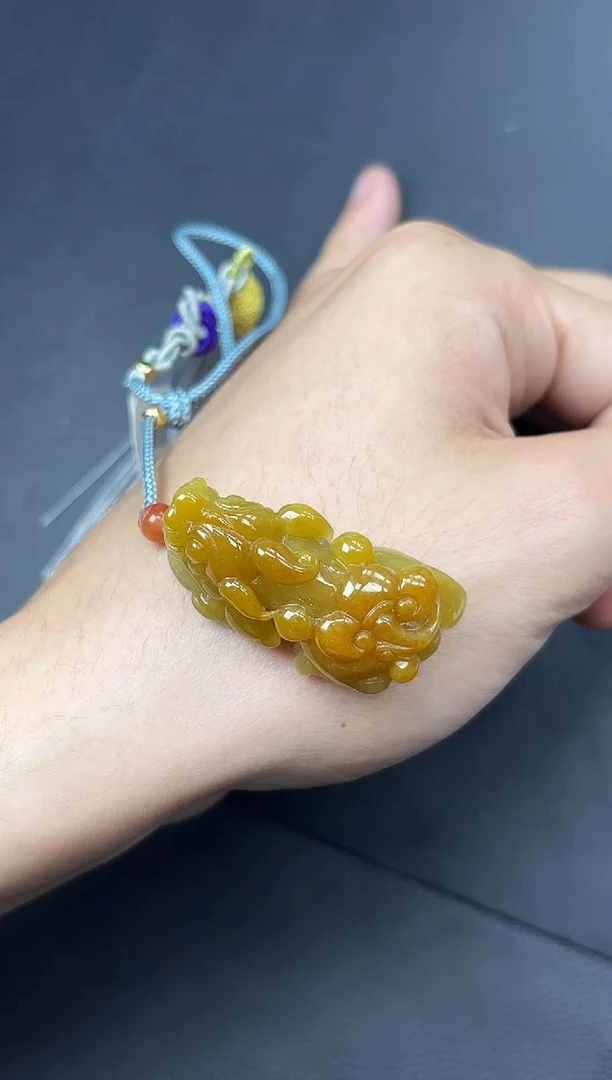 颈饰未镶嵌翡翠用****2YM173貔貅