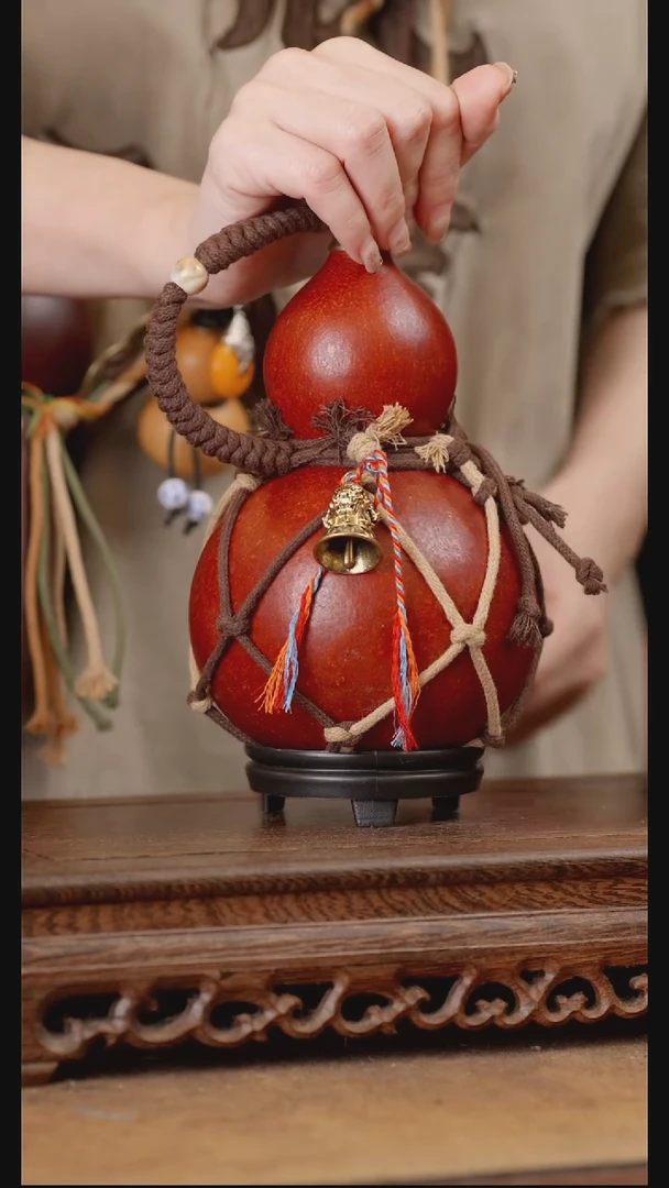 355号精品天然大漆酒葫芦一物一拍~