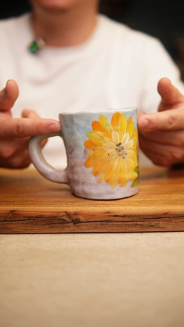 @@陶园瓷舍@@纯手工手绘@高温釉下彩