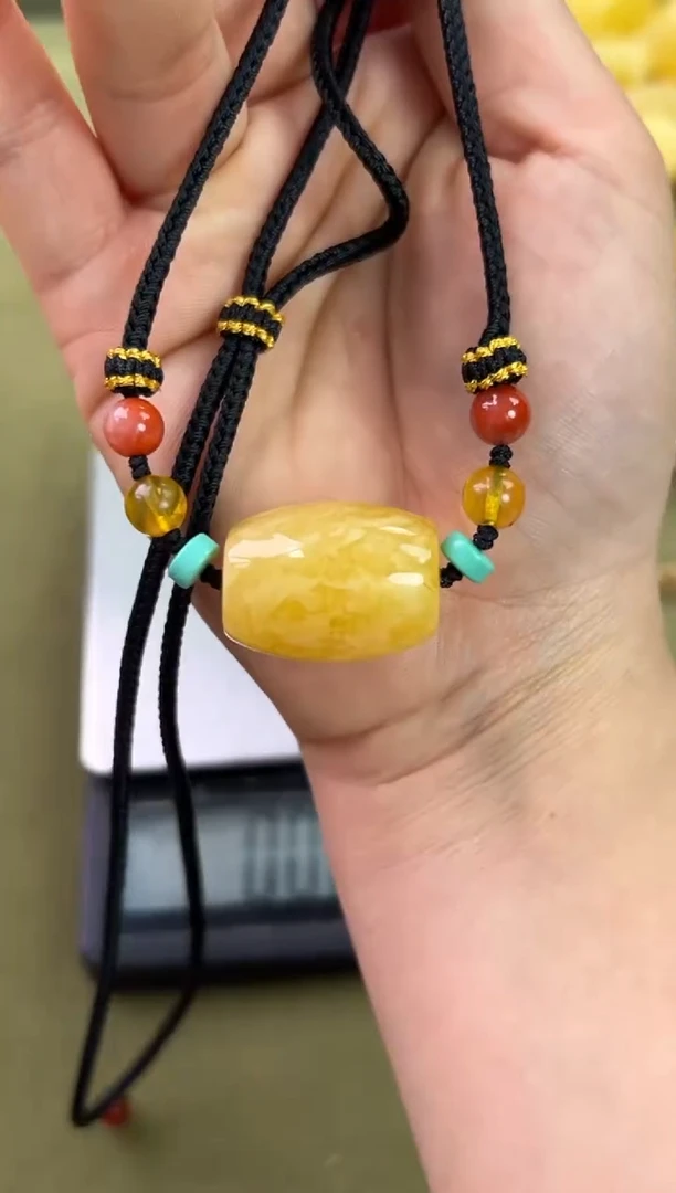 裸石琥珀未镶嵌琥珀蜜蜡吊坠