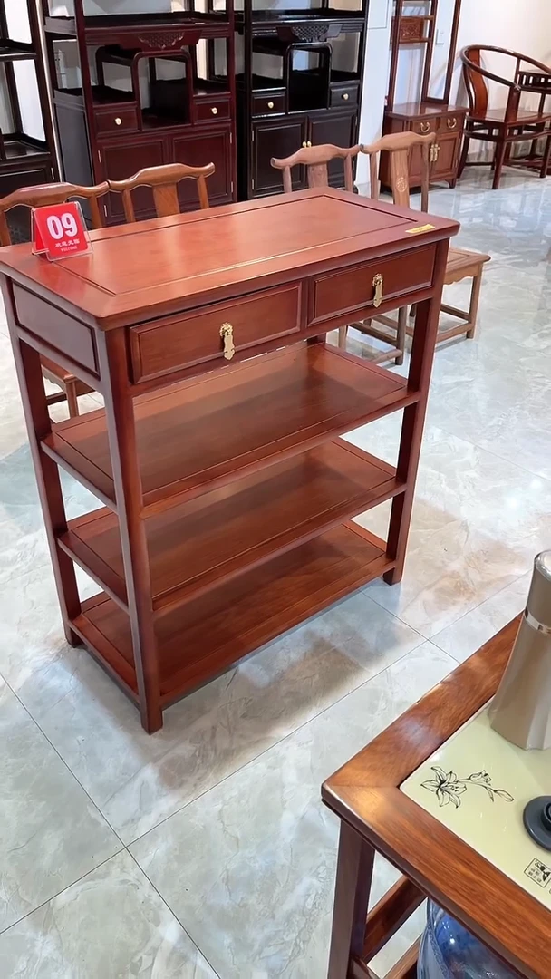 花梨木类成套家具鞋架78*38*88