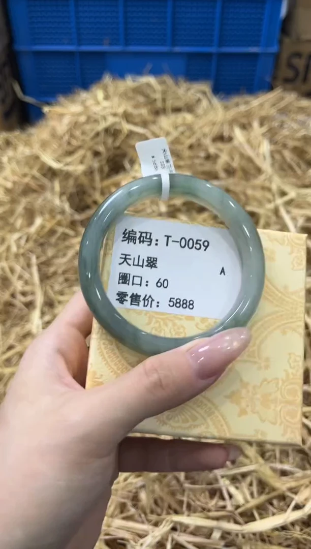 未镶嵌手镯石英质玉T-0059