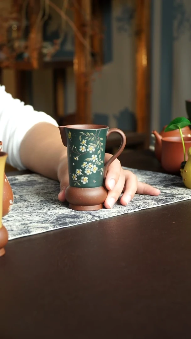 茶杯紫砂76号黄素英老师宜兴紫砂原矿作品