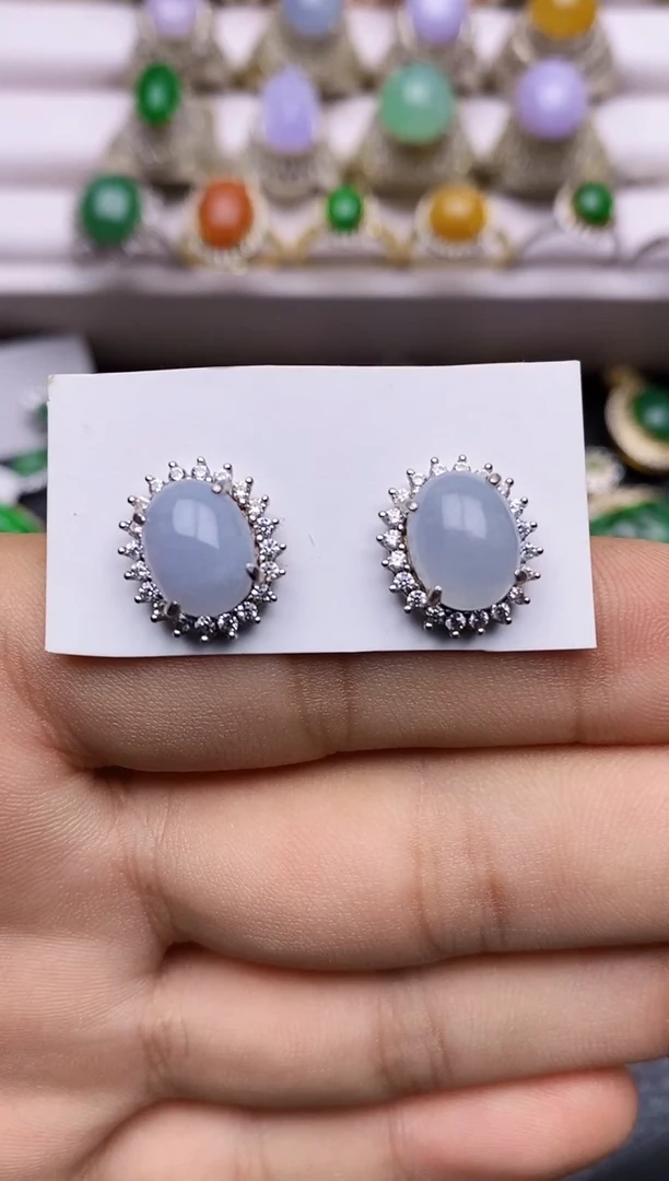 未镶嵌翡翠耳饰5622