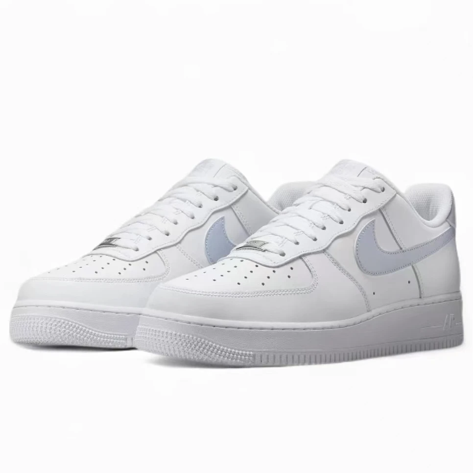 NIKE/耐克官方男子白灰Force1运动鞋舒适板鞋-FJ4146-117