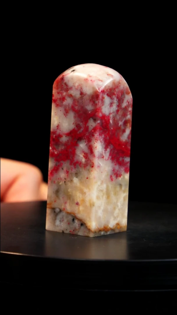 鸡血石白玉冻旬阳鸡血石