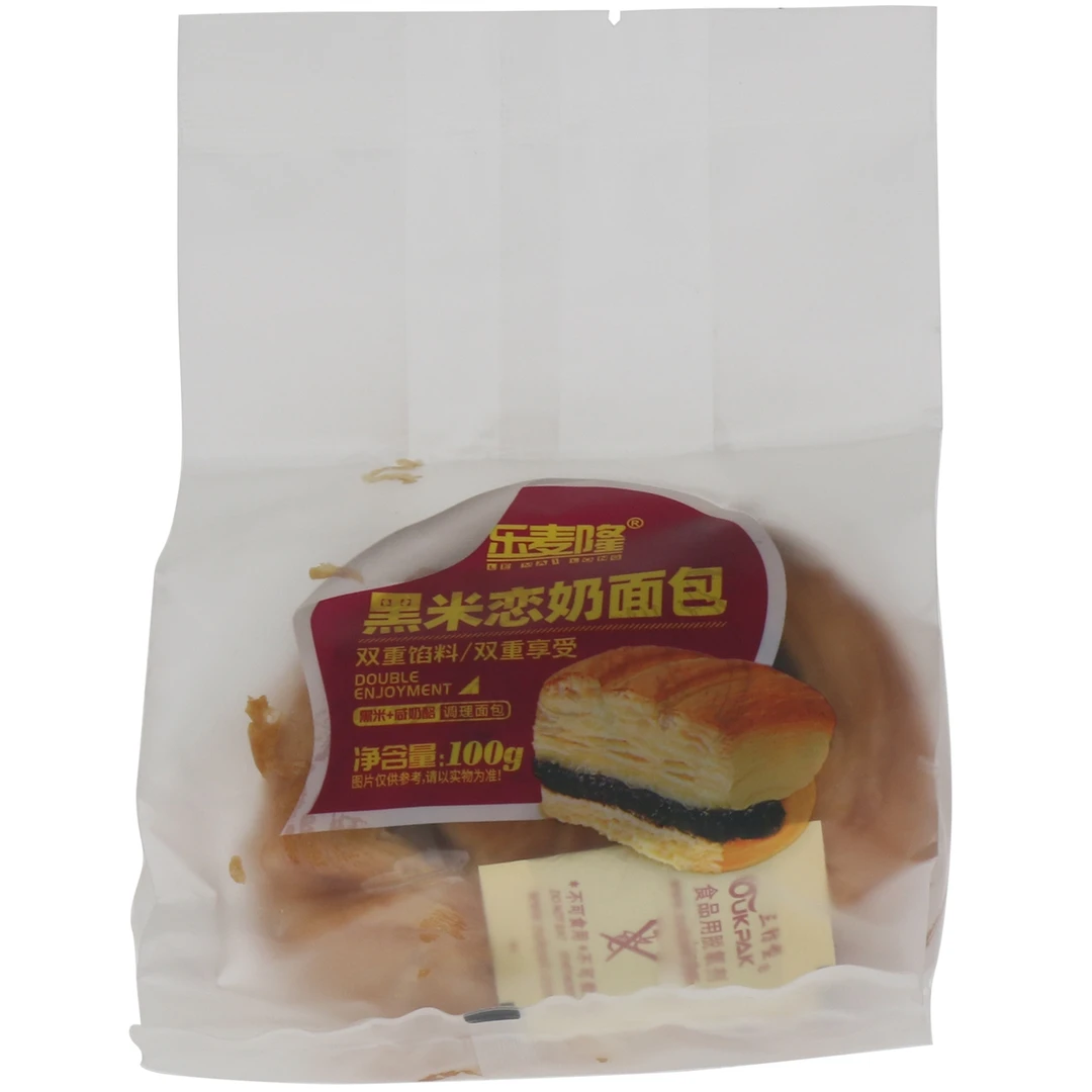 LEMAILONG/乐麦隆黑米恋奶面包黑米咸奶酪味 100g