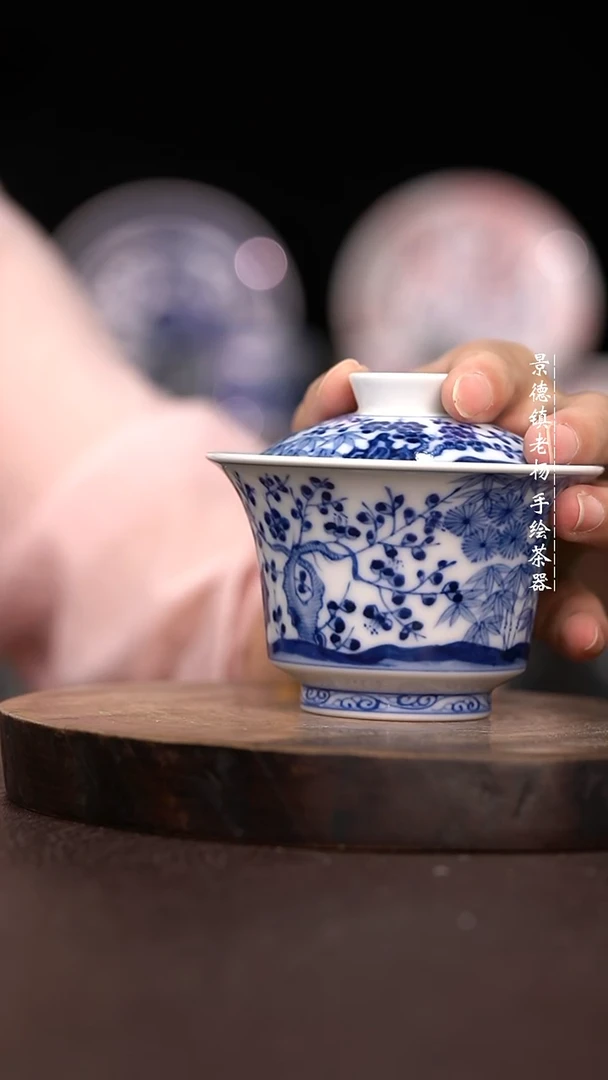 手绘茶器瑕不掩瑜非标品的马蹄柴