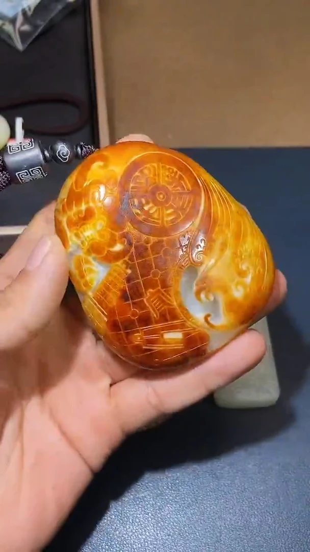 颈饰未镶嵌和田玉祥**驼HX