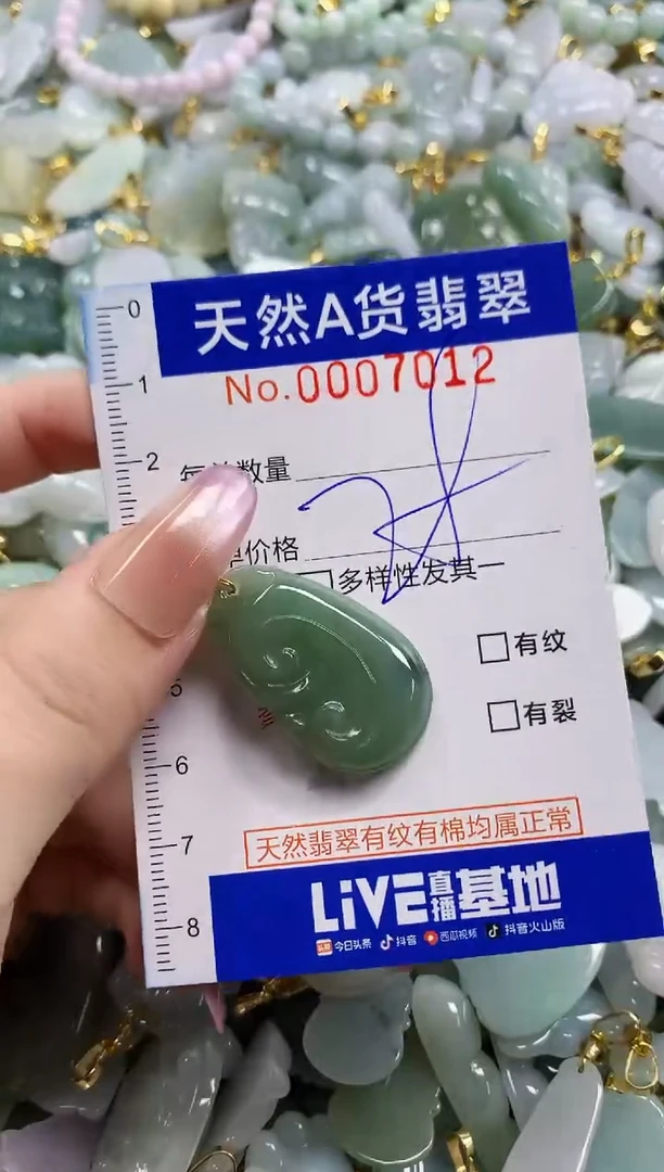 颈饰未镶嵌翡翠天然A货翡翠