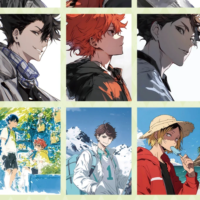 【桃子限单浮浮】排球少年水晶砖冰箱贴第二弹二创盲盒（默认代拆）