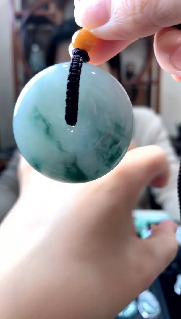 吊坠(不含链)未镶嵌翡翠平安扣