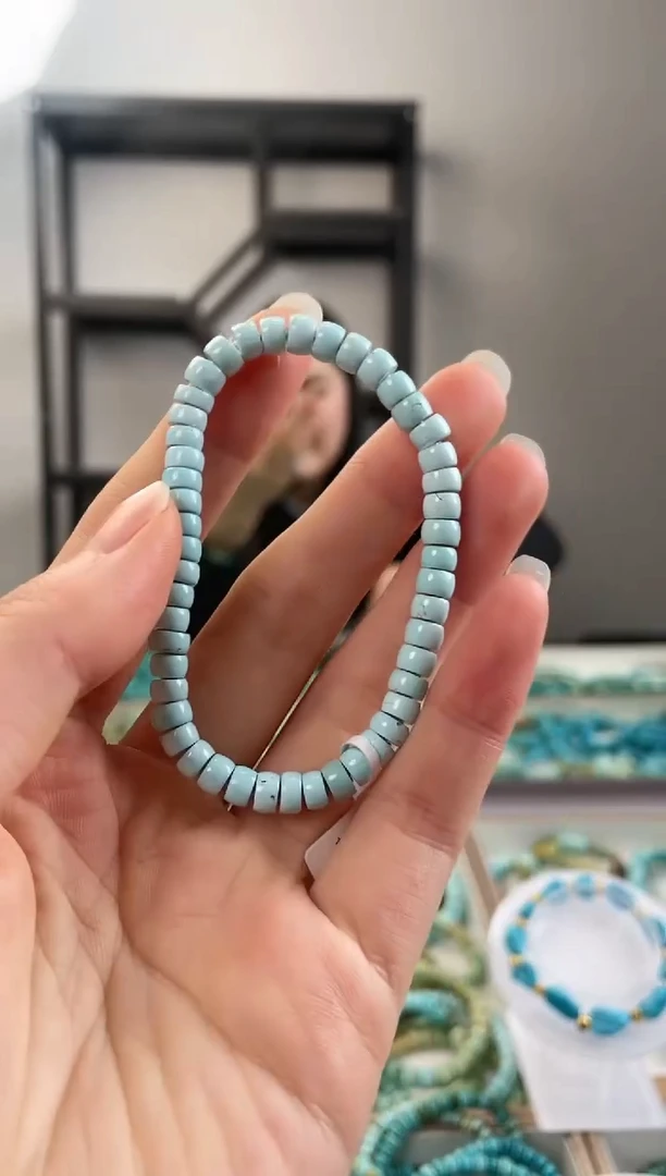 【闪购商品】绿松石珠宝奇石未镶嵌5.7+mm