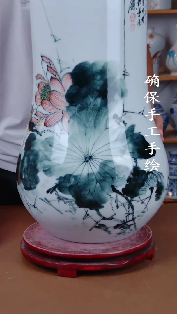 摆件景德镇手工手绘陶瓷摆件38