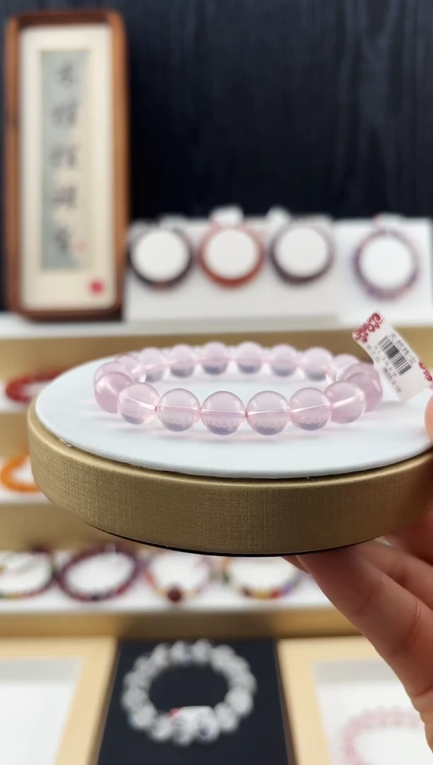 未镶嵌手串水晶XL3619高冰粉水晶手串11+多样性发一