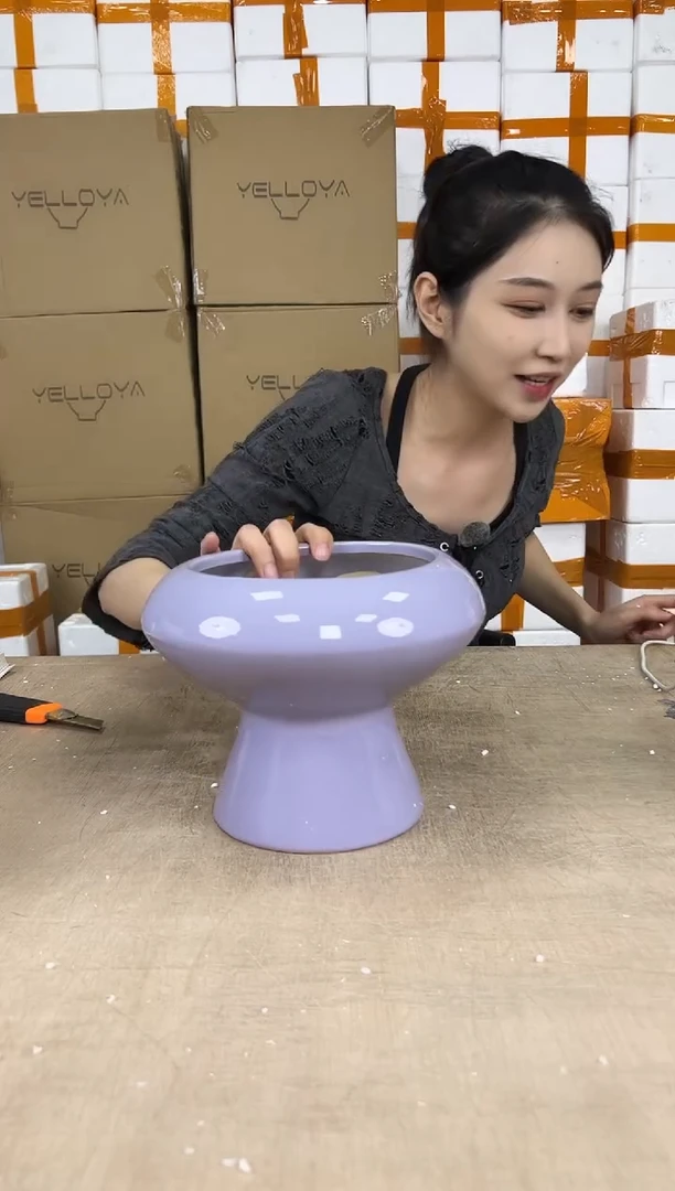 蘑菇淡紫色16x19