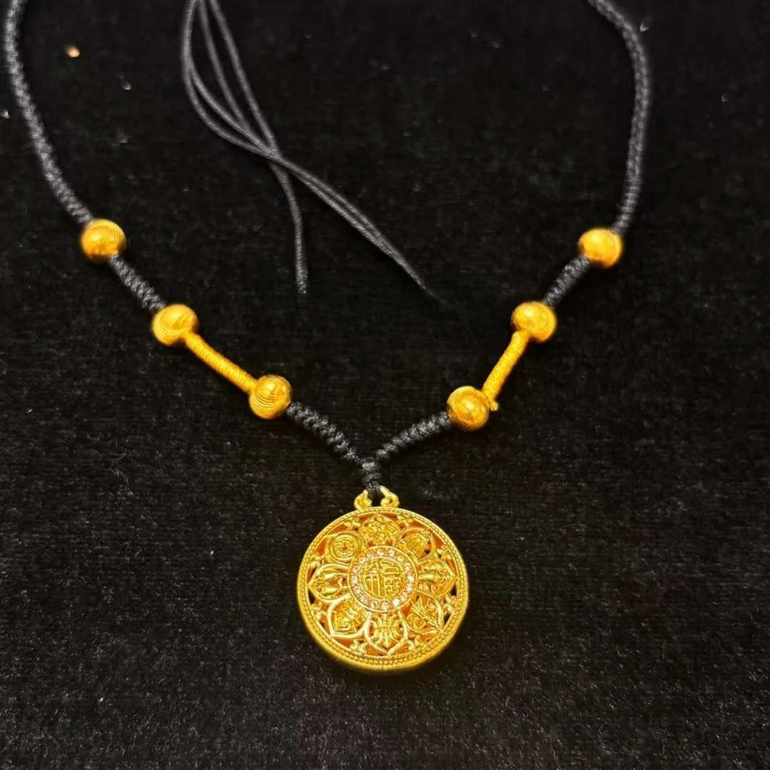 【小民】气质八宝大罗盘福搭配猫眼珠diy配件HJ081