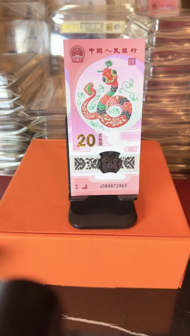 塑料2025 蛇钞 单张 裸 如图