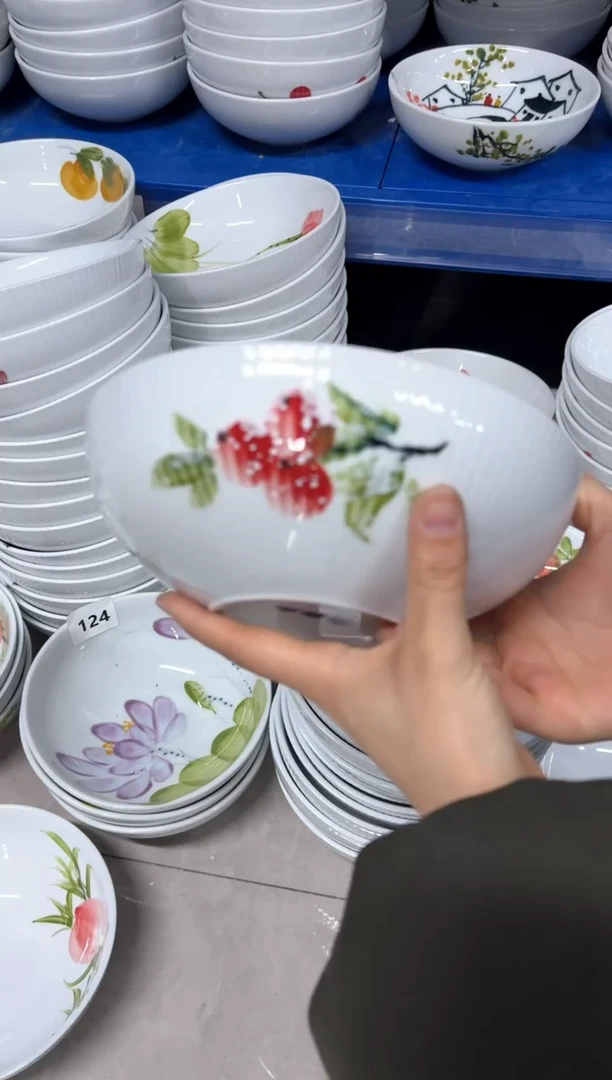 景德镇手绘釉中彩（食品级）大胖碗